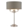 Endon 99149 - Lámpara de mesa HIGHCLERE 3xE14/18W/230V gris/cromo brillante diá. 32 cm