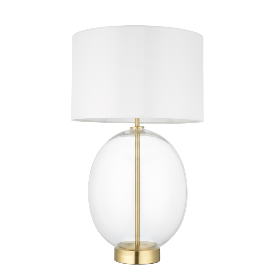Endon 99292 - Lámpara de mesa regulable KELDA 1xE27/10W/230V crema/dorada