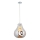 Endon 99788 - Lámpara colgante con cable EUROPA 1xE27/10W/230V color negro ahumado