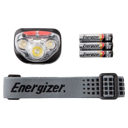 Energizer - Linterna frontal LED con luz roja LED/3xAAA IPX4