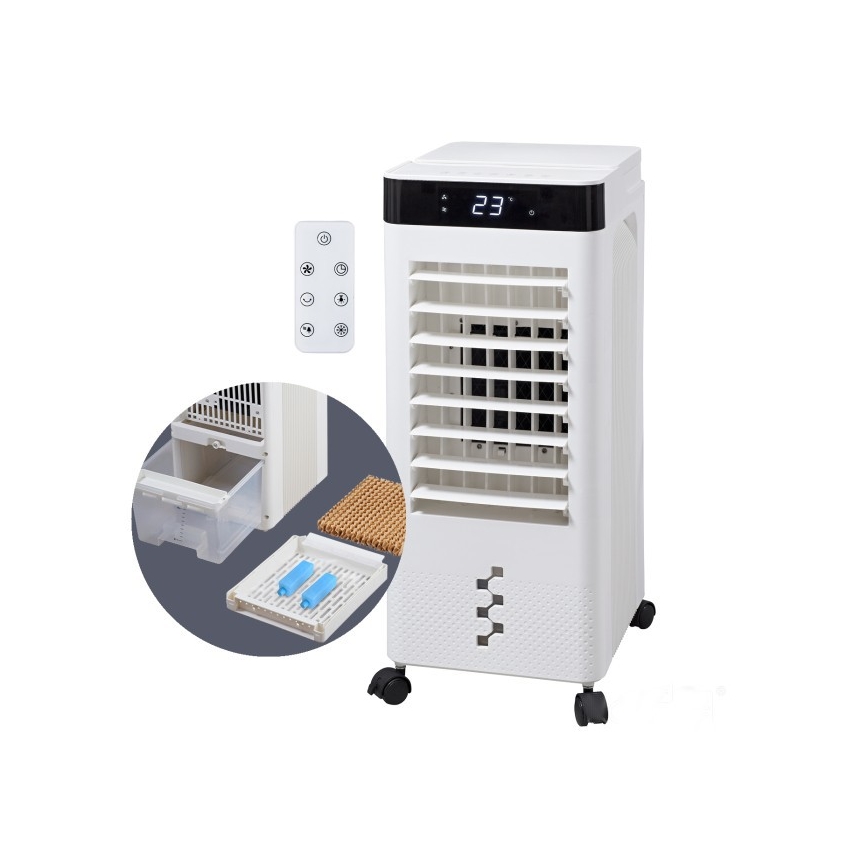 Enfriador de aire portátil VIENTO COOL 65W/230V blanco + mando a distancia