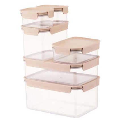 Envase para alimentos CLASSIC PLUS 0,91 l rosa/transparente
