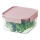 Envase para alimentos CLASSIC PLUS 1,25 l rosa/transparente