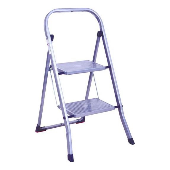 Escalera plegable de 2 peldaños 90x47 cm