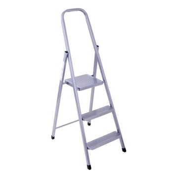 Escalera plegable de 3 peldaños 132x45 cm