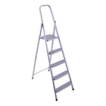 Escalera plegable de 5 peldaños 180x51 cm
