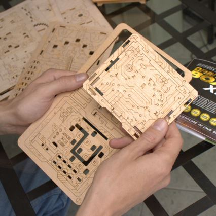 EscapeWelt - 3D puzzle mecánico de madera Caja orbital