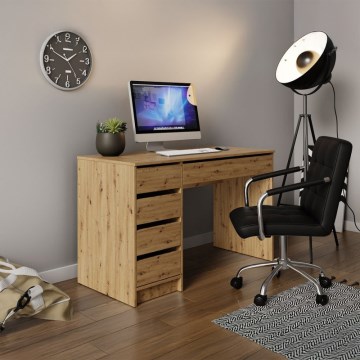 Escritorio ADA 76x120 cm en roble artisan