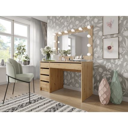 Escritorio ADA 76x120 cm en roble artisan