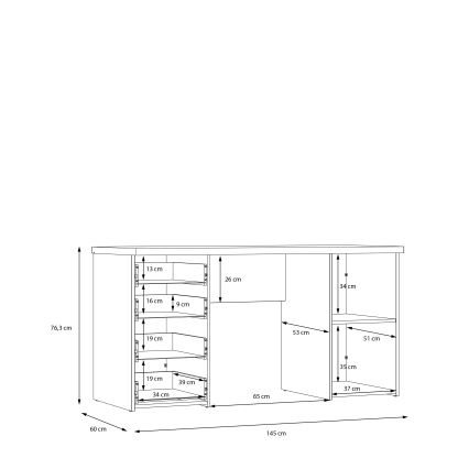 Escritorio ARENO blanco
