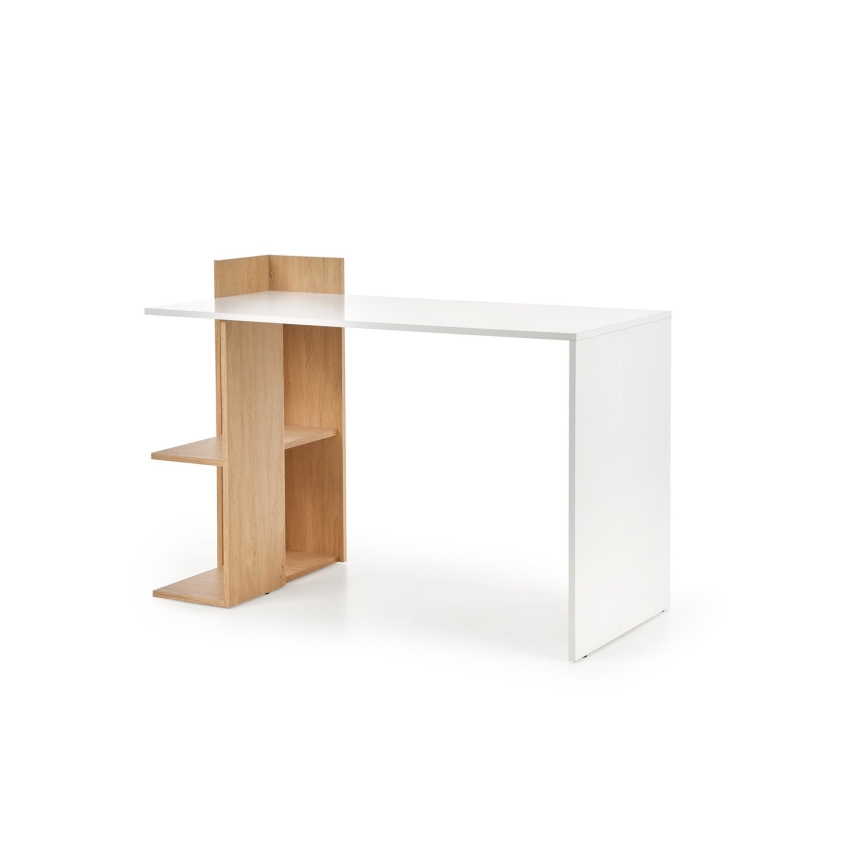 Escritorio COZYRA roble/blanco