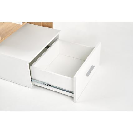 Escritorio GORA roble/blanco