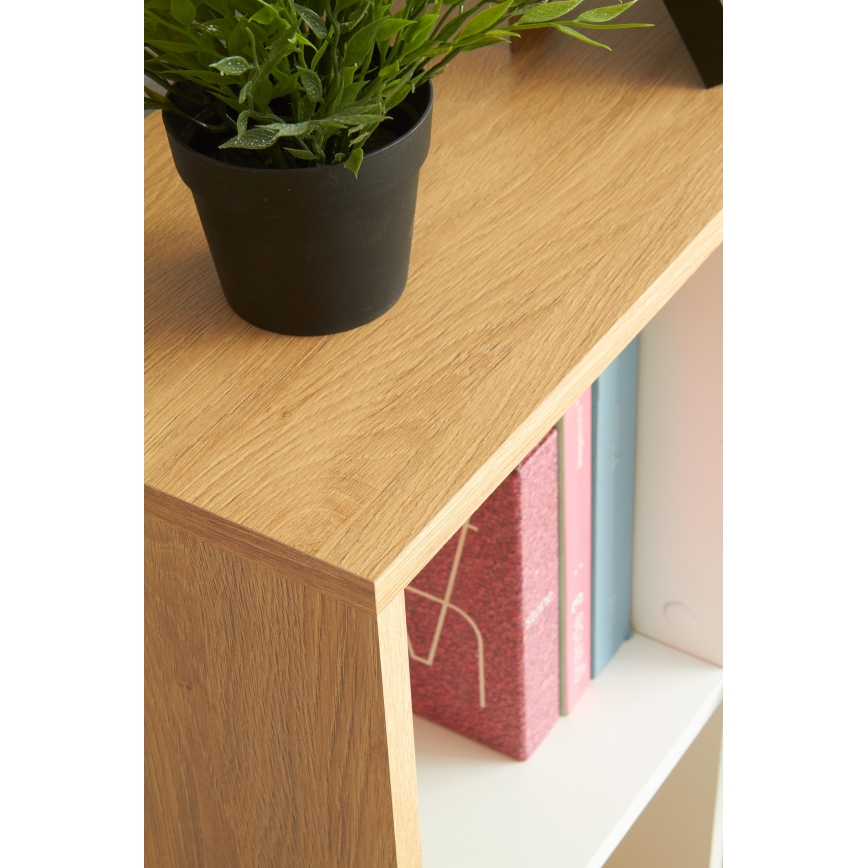 Escritorio GORA roble/blanco