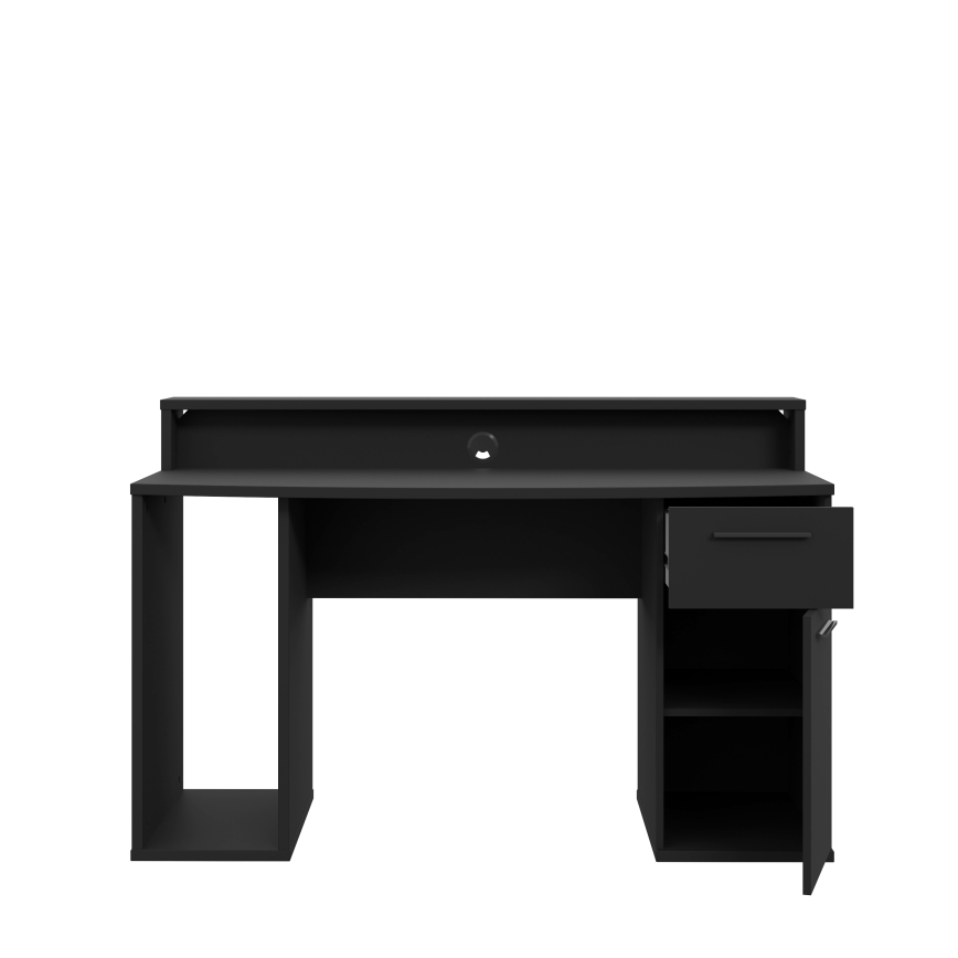 Escritorio IVAR con iluminación integrada, negro