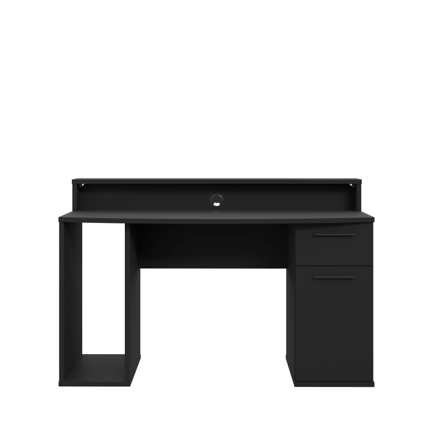 Escritorio IVAR con iluminación integrada, negro