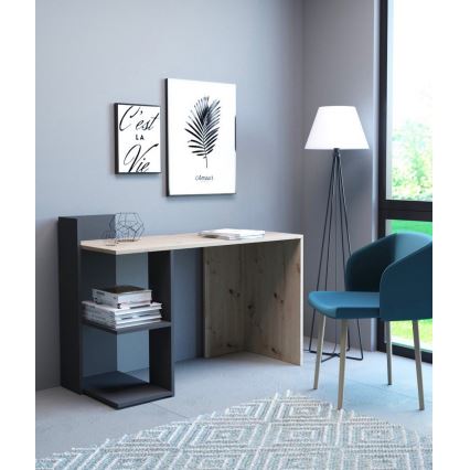 Escritorio MARLO roble artisan/antracita