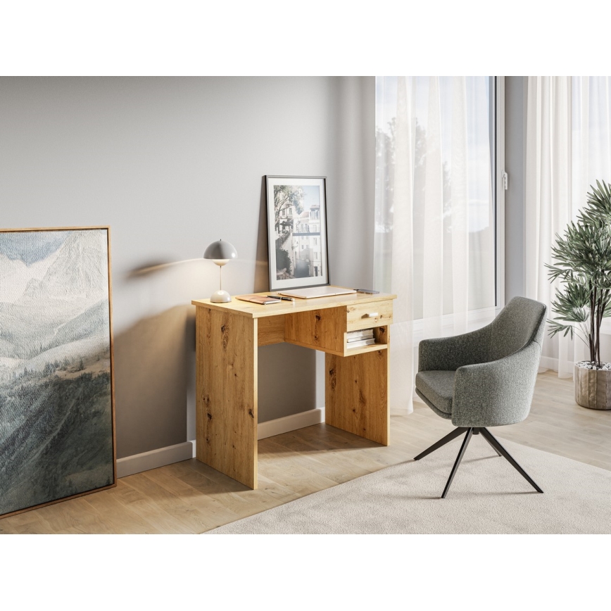 Escritorio RICO en roble Artisan