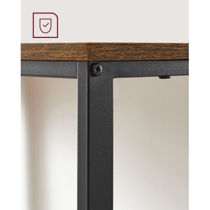 Escritorio SOLEA marrón/negro