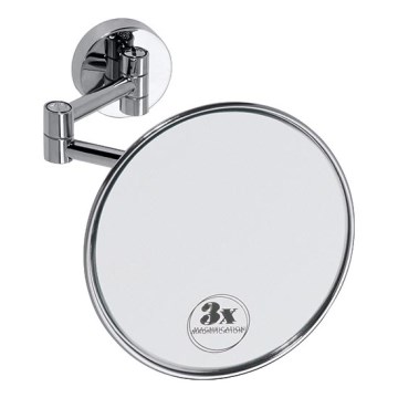 Espejo cosmético 14x14 cm plateado