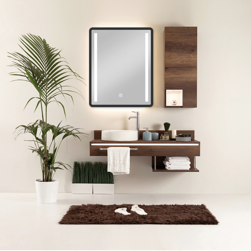 Espejo de baño calefactado con iluminación trasera LED regulable LED/20W/230V 4000K IP44