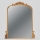 Espejo de pared 114x86x2,7 cm dorado