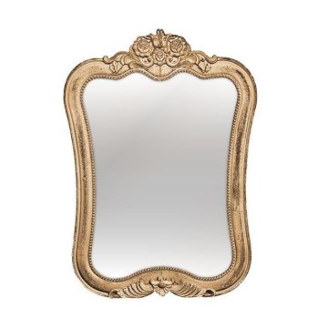 Espejo de pared 49x69 cm dorado
