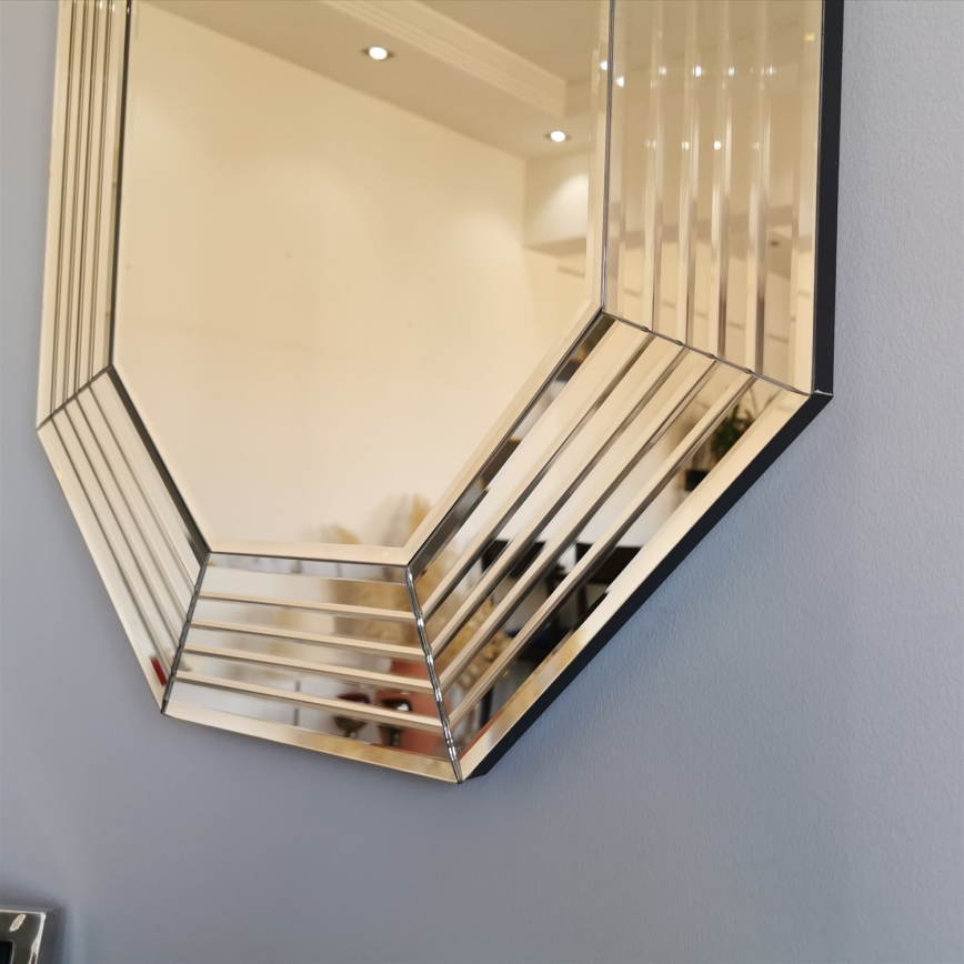 Espejo de pared 60x100 cm bronce