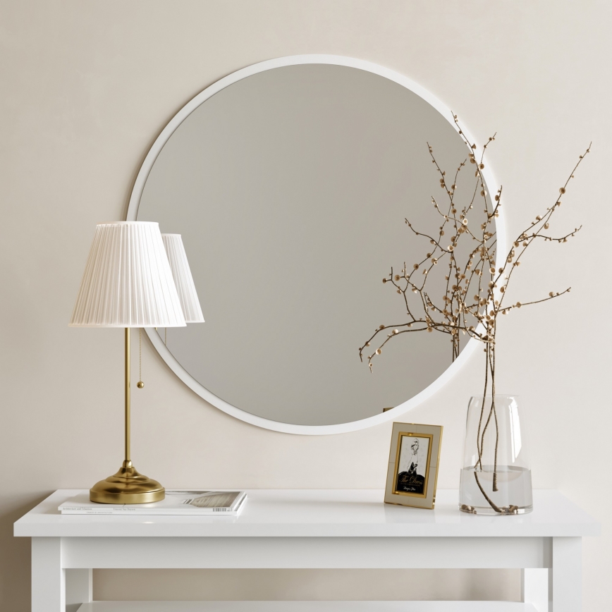 Espejo de pared AYNA 60 cm blanco