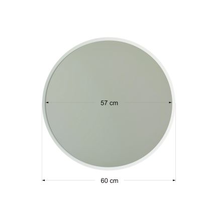 Espejo de pared AYNA 60 cm blanco