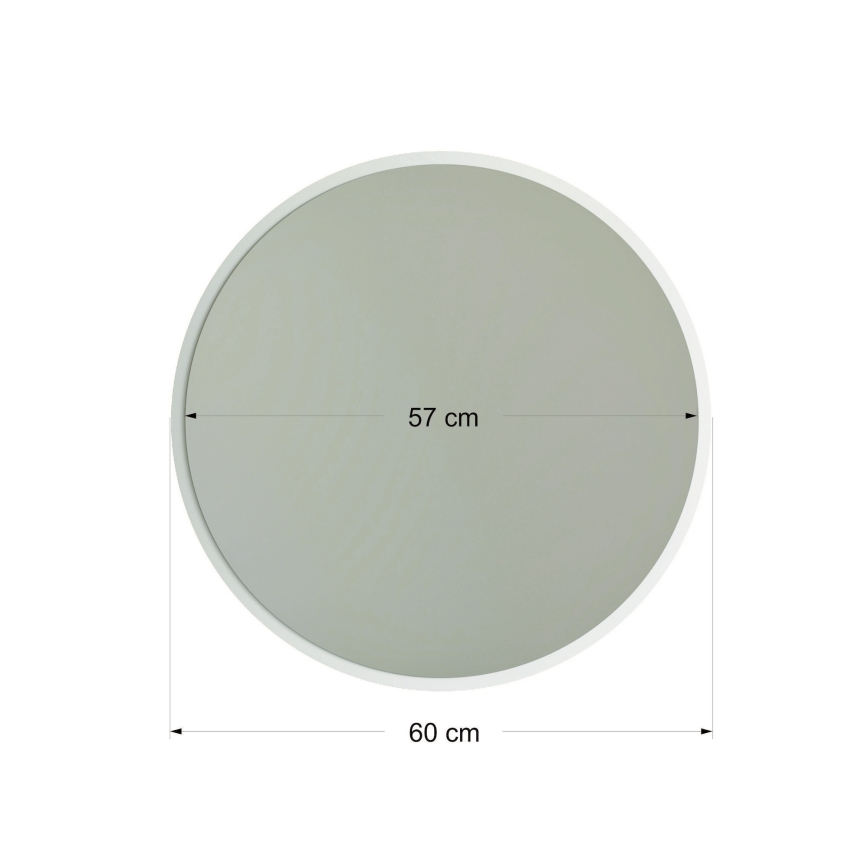 Espejo de pared AYNA 60 cm blanco
