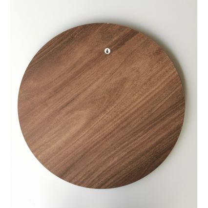 Espejo de pared AYNA diámetro 60 cm marrón