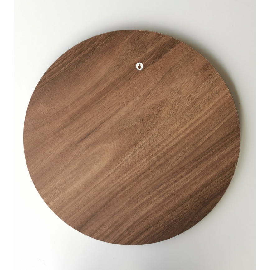 Espejo de pared AYNA diámetro 60 cm marrón