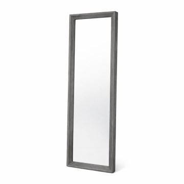 Espejo de pared FIONA 96x36 cm gris