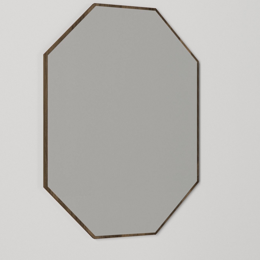 Espejo de pared LOST 70x45 cm marrón