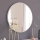 Espejo de pared OZZE diá. 60 cm blanco
