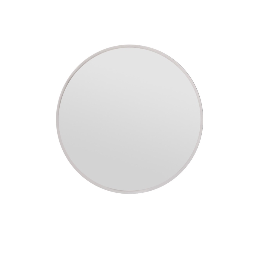Espejo de pared OZZE diá. 60 cm blanco