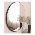 Espejo de pared OZZE diá. 60 cm negro