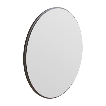 Espejo de pared OZZE diá. 60 cm negro