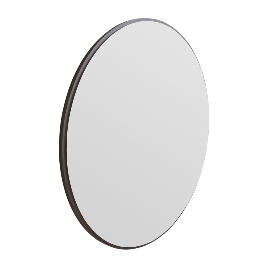 Espejo de pared OZZE diá. 60 cm negro
