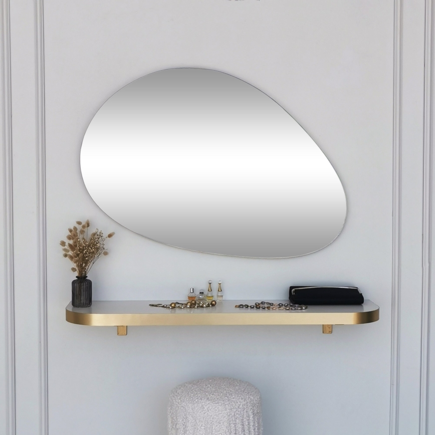 Espejo de pared PORP 60x90 cm dorado