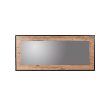 Espejo de pared QUANTUM 60x110 cm marrón/negro