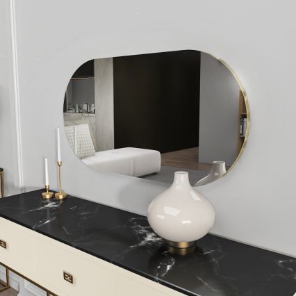 Espejo de pared RIORS 85x45 cm dorado