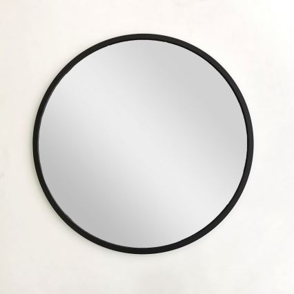 Espejo de pared SIYAH diá. 60 cm negro