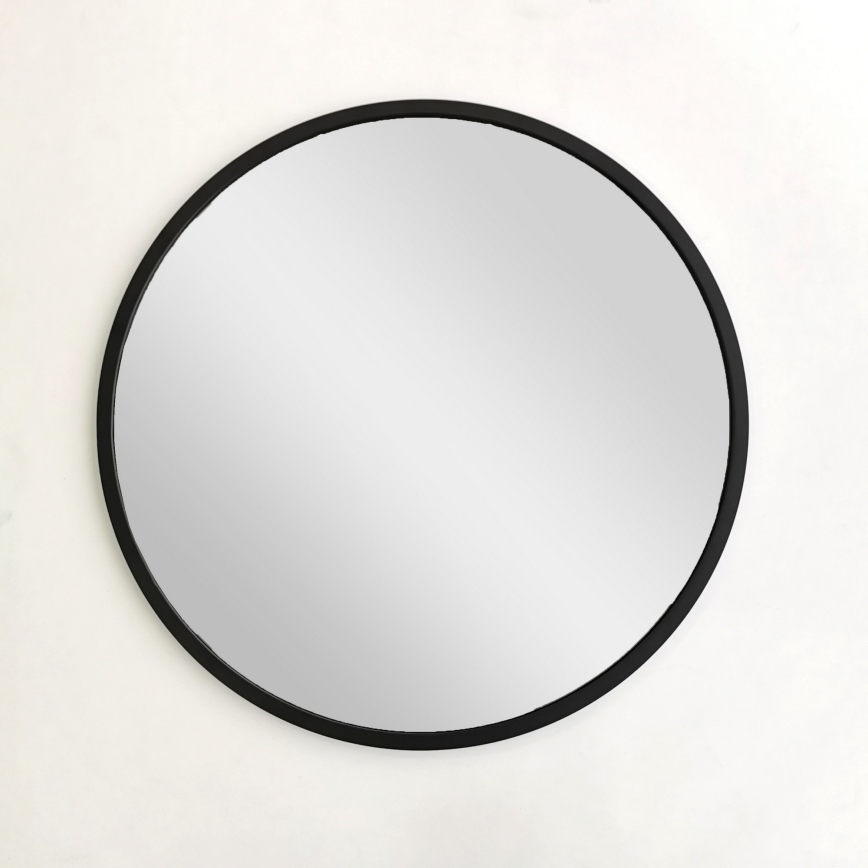 Espejo de pared SIYAH diá. 60 cm negro