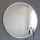 Espejo de pared ø 60 cm plata