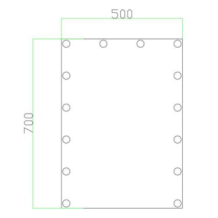 Espejo LED con iluminación 14xLED/1W/230V 3000/4000/6000K 70x50 cm IP44