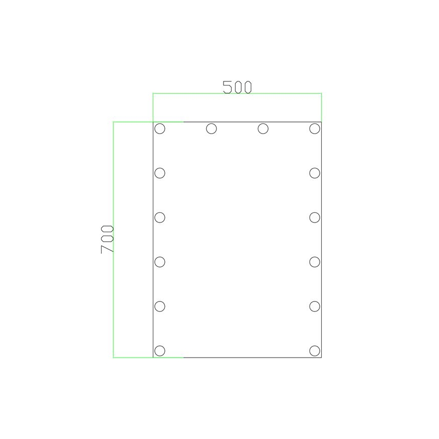 Espejo LED con iluminación 14xLED/1W/230V 3000/4000/6000K 70x50 cm IP44