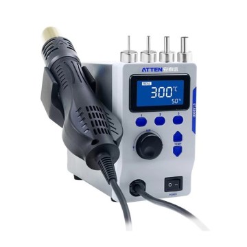 Estación de aire caliente con pantalla LCD, 800 W / 230 V