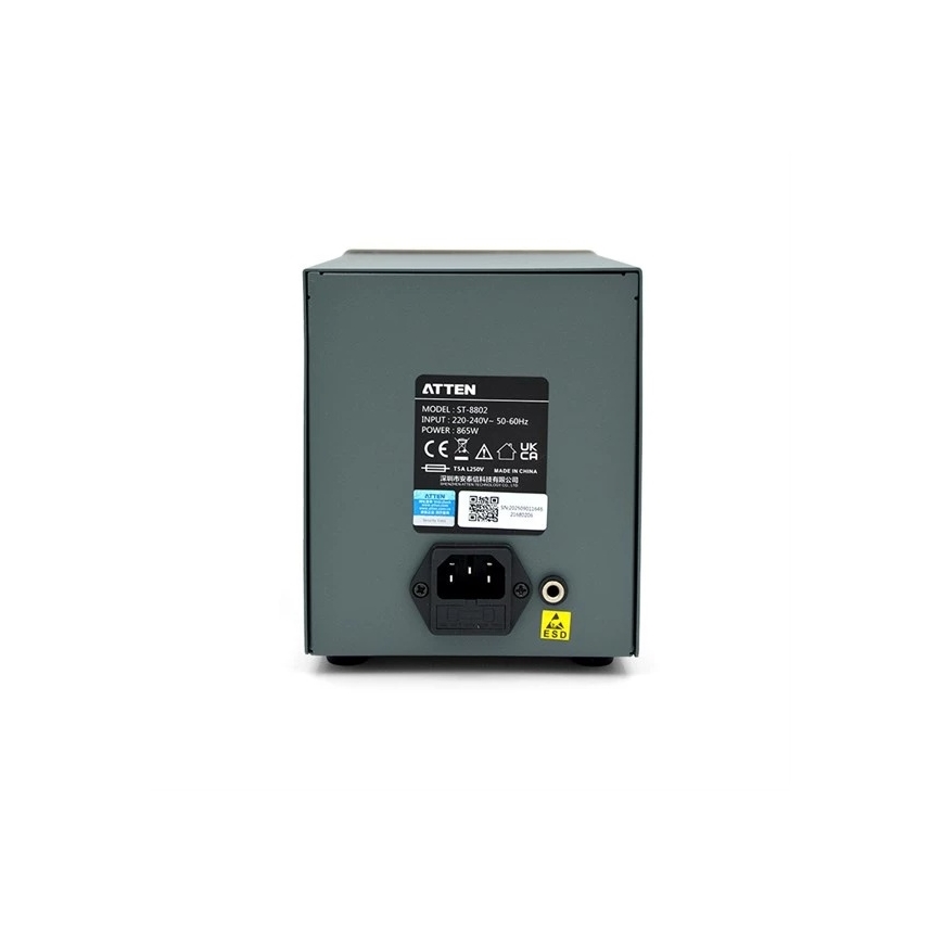 Estación de soldadura y aire caliente con pantalla LCD 800 W / 230 V