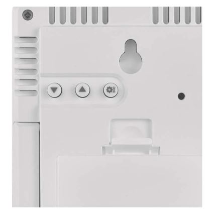 Estación meteorológica 5V, 2x AAA + 2x AAA, negra